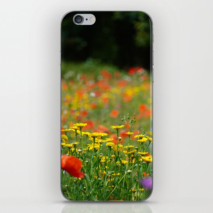 Wildflower meadow iPhone Skin