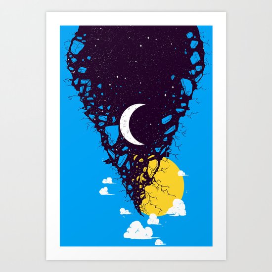 The Break of Day Art Print