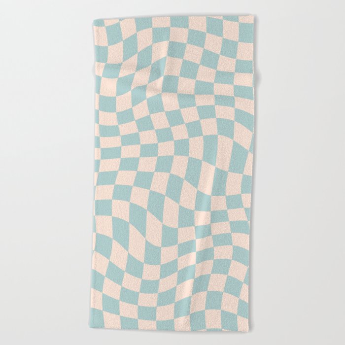 Retro Checkerboard Hand Towels