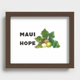 Maui Hope at MacNut Place Recessed Framed Print