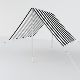 Stripe Black And White Bengal Vertical Line Bold Minimalist Stripes Lines Drawing Sun Shade