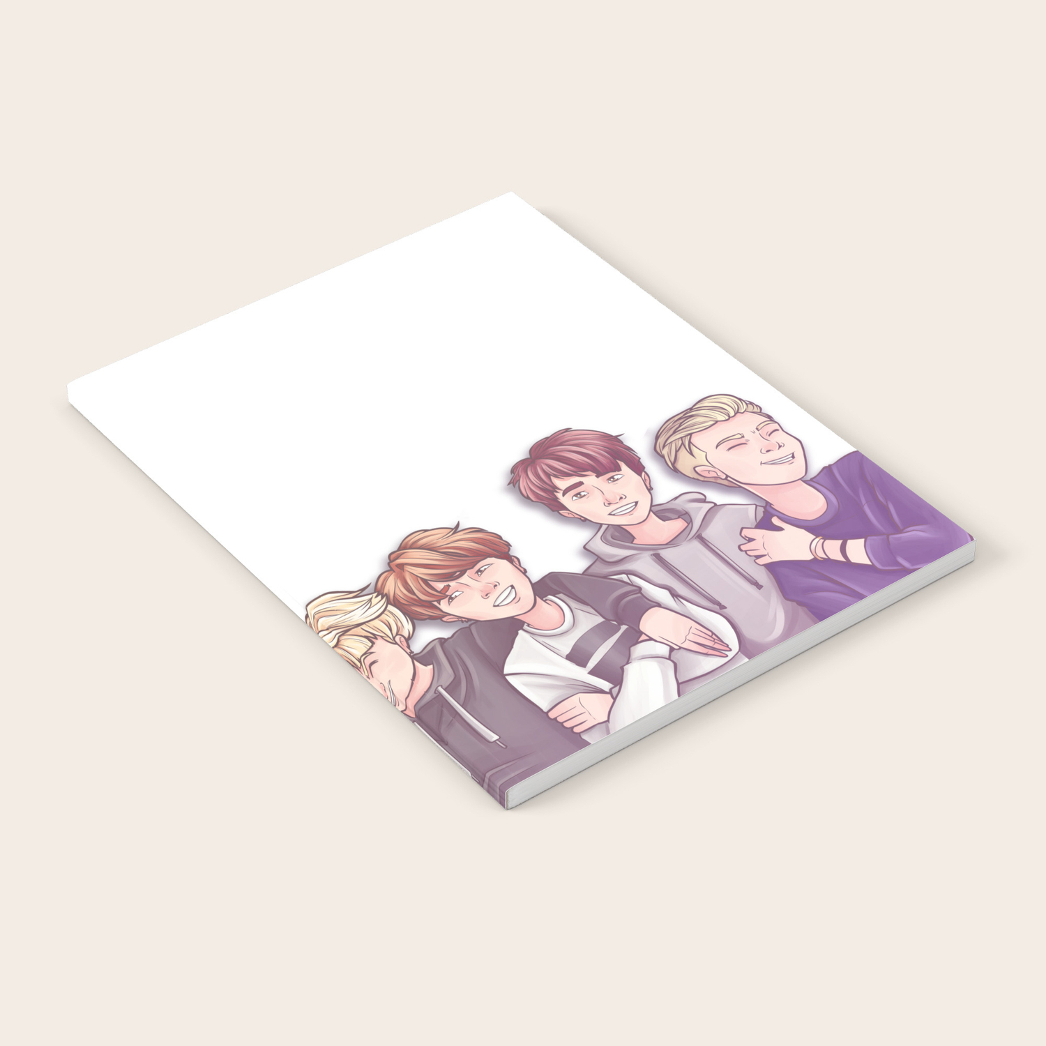 Bts Bangtan Boys Chibi Fan Art Notebook By Dilyanaaleksandrova