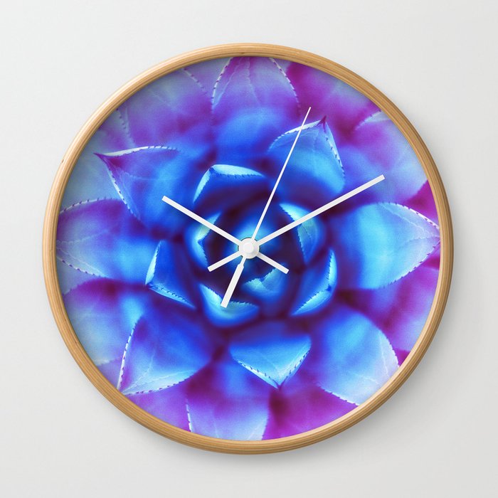 Agave Sunset Succulent Wall Clock