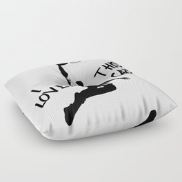 Basketball Saying I love this Game Hoop Dunk Sport Floor Pillow