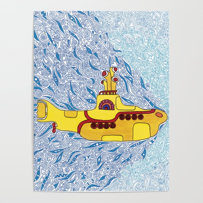 Рисунок желтая субмарина