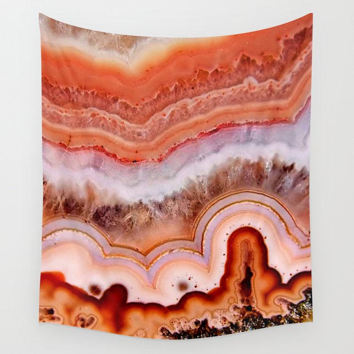 ORANGE AGATE Wall Tapestry