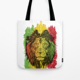 Rasta Jamaican Lion Gift for Rastafari & Reggae music fans graphic Tote Bag