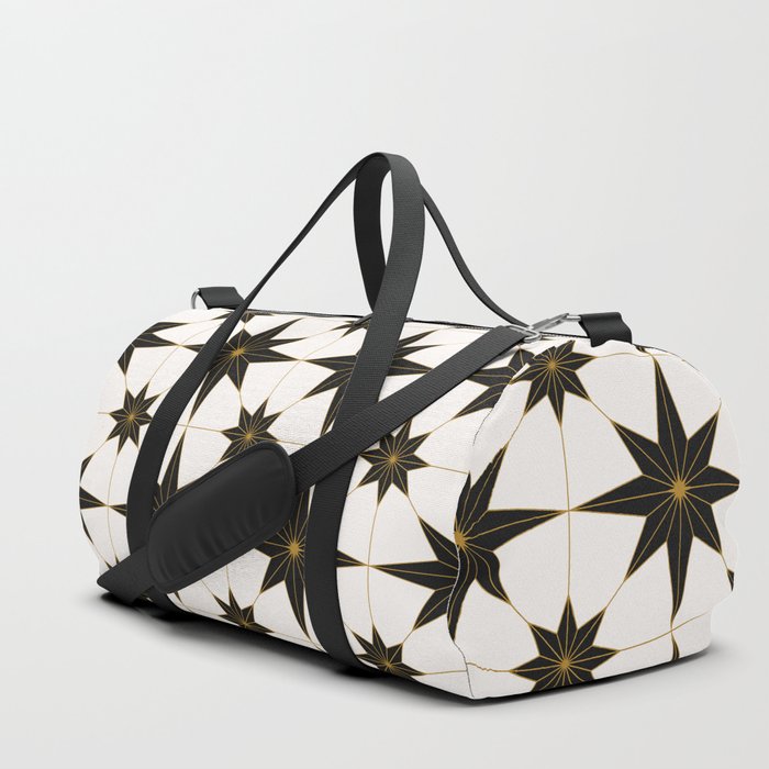 Stars tile pattern. Geometric ornament. Digital Illustration Background. Duffle Bag