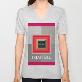 Triangle ??? V Neck T Shirt