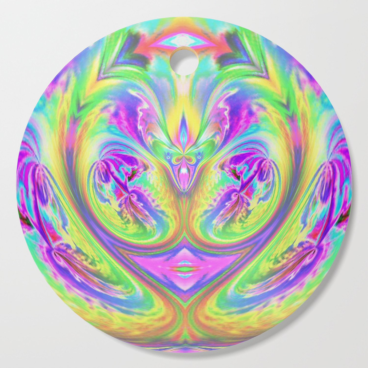 Psychedelic Alien Life Cutting Board By Desireaartwork Society6