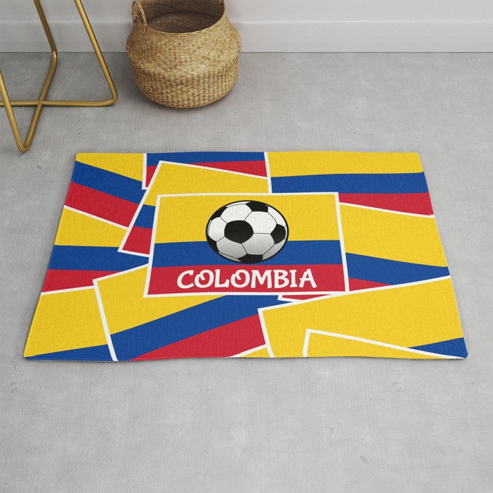 Colombia Football Rug