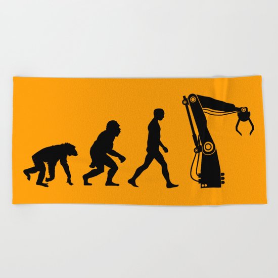 Replaced | Human Evolution Beach Towel