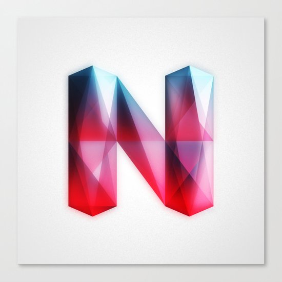 The Letter N Canvas Print