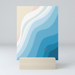Shark Beach  Mini Art Print