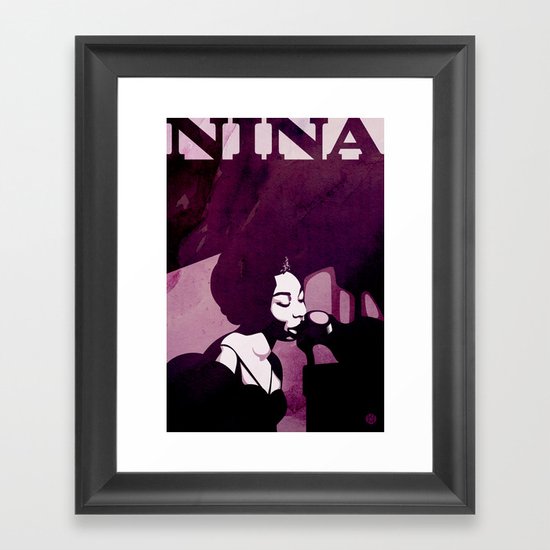 Nina Simone Framed Art Print