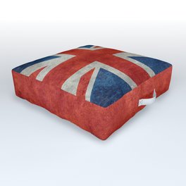 UK British Union Jack flag "Bright" retro Outdoor Floor Cushion