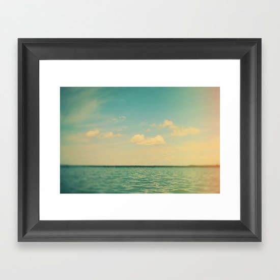 The Story of Clouds Framed Art Print
