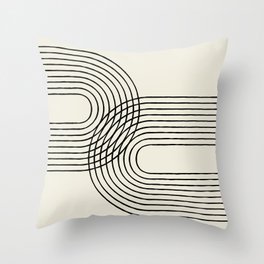 Arch duo 2 Mid century modern Throw Pillow