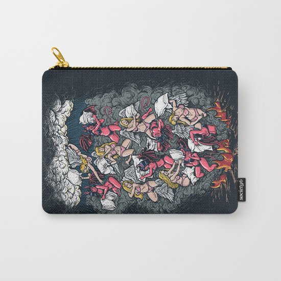 good vs evil Carry-All Pouch