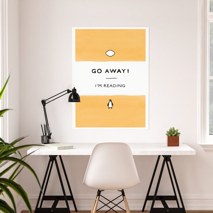 Go Away! I'm Reading - Penguin Classic Book - Book Lover, Book Quote Coffee  Mug for Sale by arosecast
