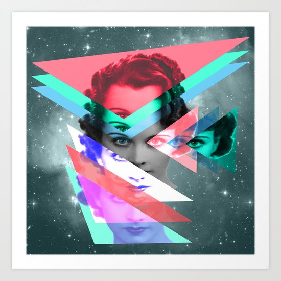 galactic implosion Art Print