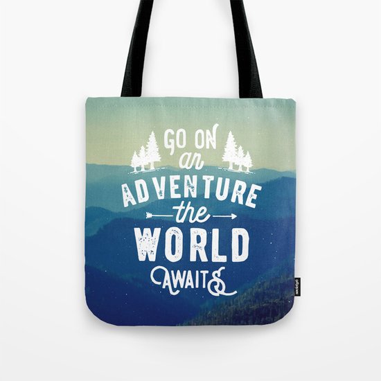 Adventure Quote Tote Bag