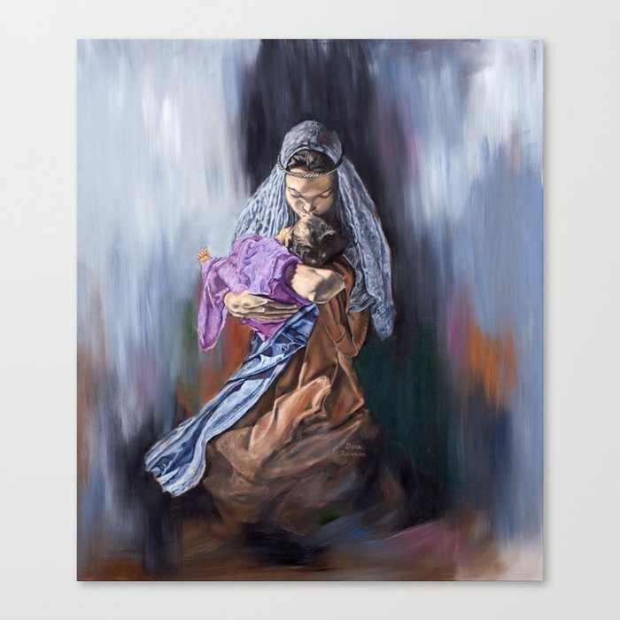 Kissing The Face Of God Canvas Print By Danaroseman Society6
