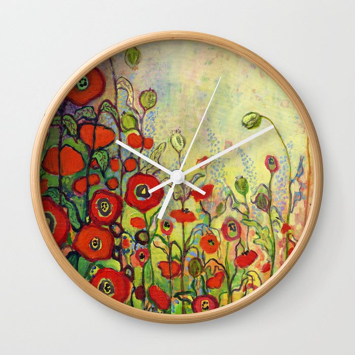 Memories of Grandmother's Garden Wall Clock