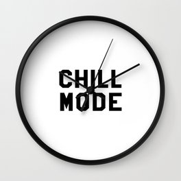 Chill Mode Wall Clock