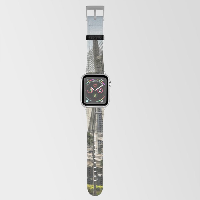 Brazil Photography - Beautiful Bridge In The Middle Of Sao Paulo Apple Watch Band