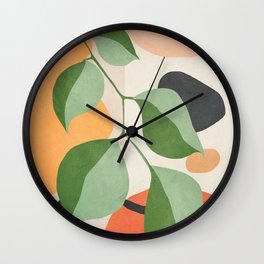 Colorful Branching Out 22 Wall Clock