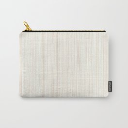 White Wood Texture Carry-All Pouch