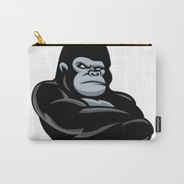 angry  gorilla.black gorilla Carry-All Pouch | Beast, Cartoongorilla, Angry, Kong, King, Gorillacartoon, Drawing, Ape, Gorillastrong, Gorilla 