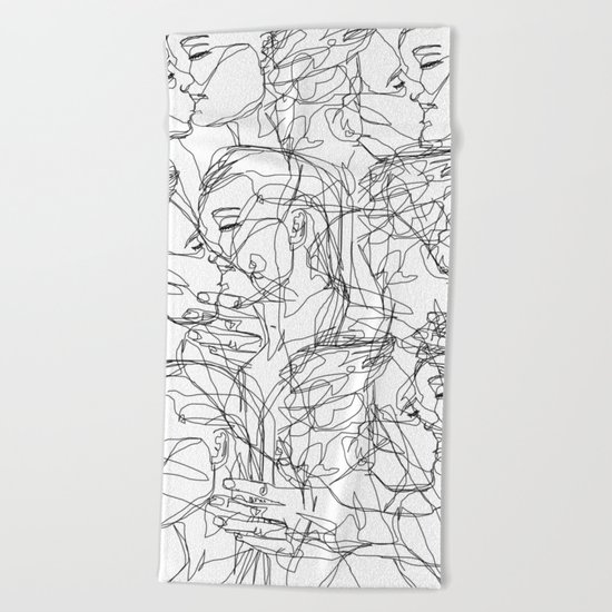 Love on Repeat Beach Towel