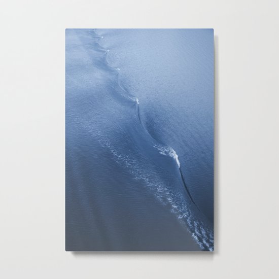 Ripple in Time (deep blue) Metal Print