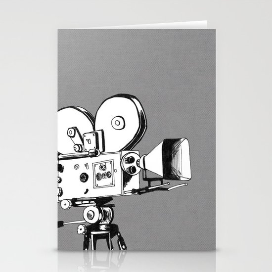 vintage filming Stationery Cards