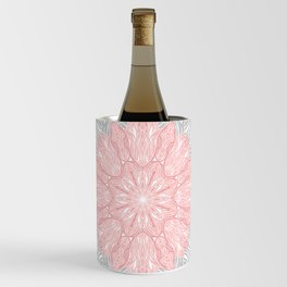 MANDALA IN GREY AND PINK Wine Chiller