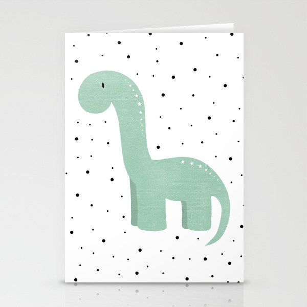little brachiosaurus Stationery Cards