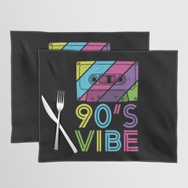 90's Vibe Retro Cassette Tape Music Placemat