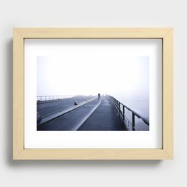 into the mist Recessed Framed Print