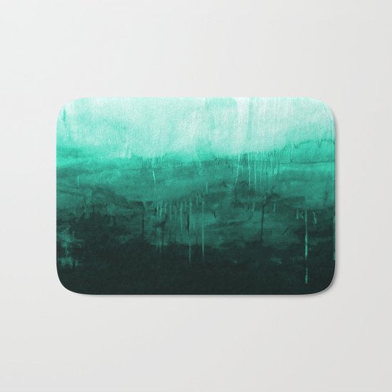 Paint 8 abstract minimal modern water ocean wave painting must have canvas affordable fine art Bath Mat