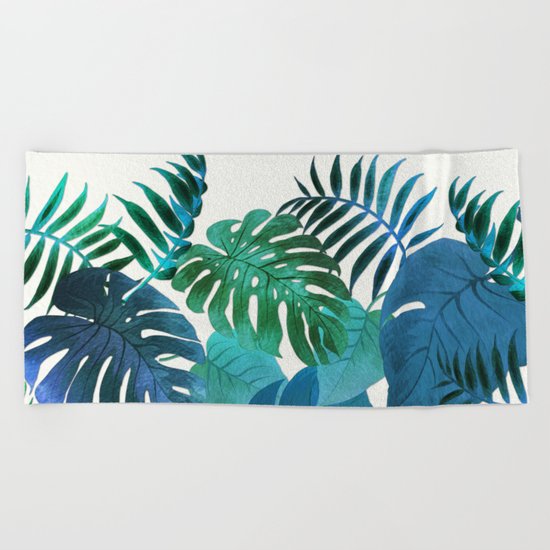 My Tropical Garden 18 Beach Towel