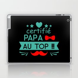 Certified Top Dad Laptop Skin