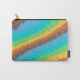 Color Waves Teal Carry-All Pouch