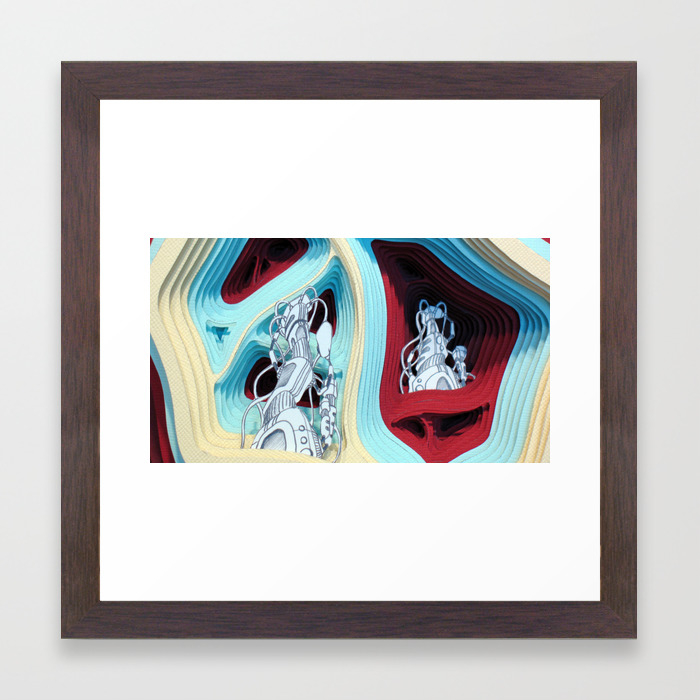 Hugg A Diddle Burs Framed Art Print By Clary Society6