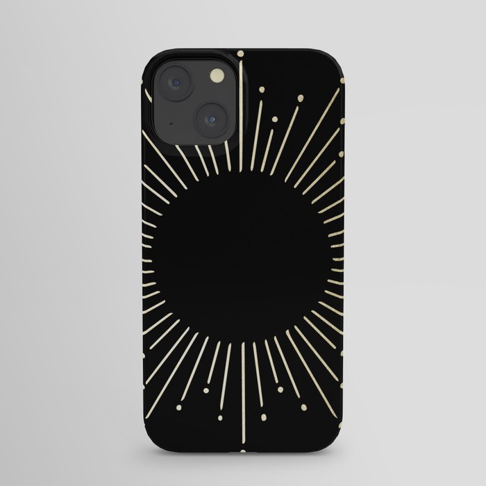 Mod Sunburst Gold 1 iPhone Case