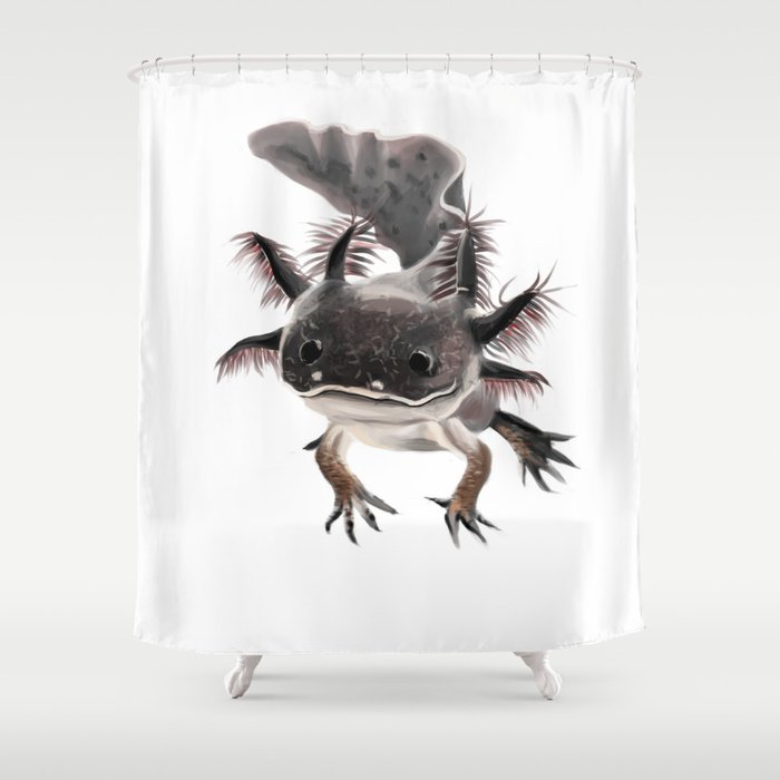 Axolotl Shower Curtain