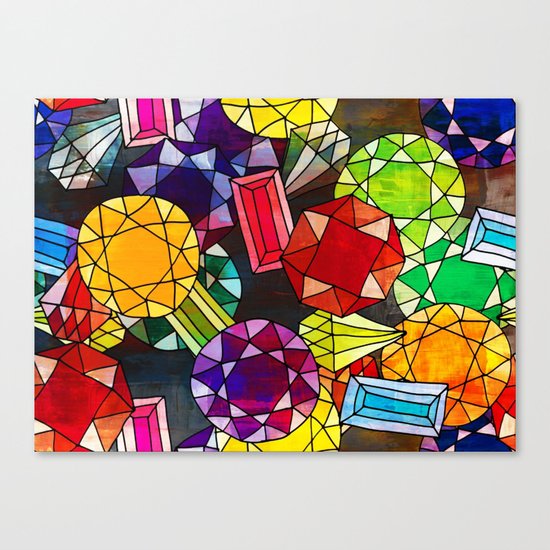 Gemstones Canvas Print
