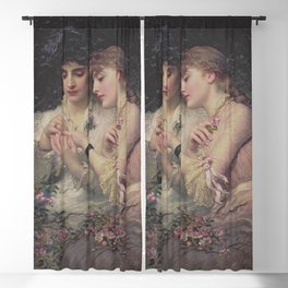 A Thorn Amidst Roses by James Sant 1887 Blackout Curtain