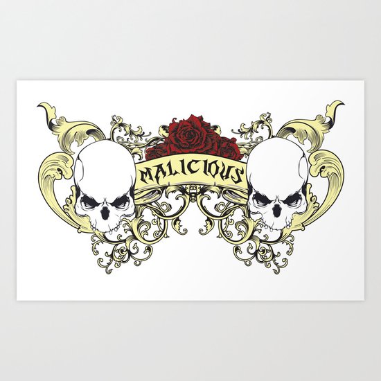Malicious Art Print